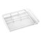 mDesign Expandable Makeup Organizer Tray for Bathroom Drawers, 2 Pack